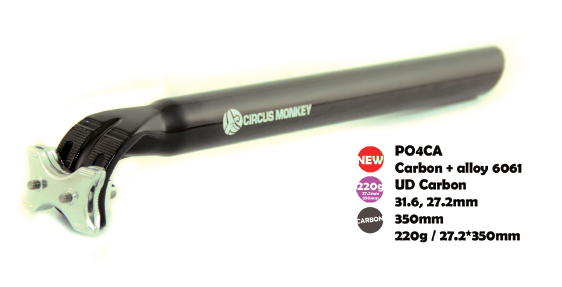 New Circus Monkey UD Carbon Road seatpost clamp for 27.2mm 31.6mm