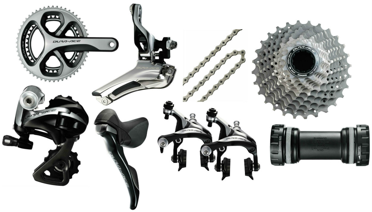 Dura Ace 9000 >> Shimano Dura Ace 9000 Road Bike Groupset 11 Speed Dura Ace 9000 >> Shimano Dura Ace 9000 Road Bike Groupset 11 Speed